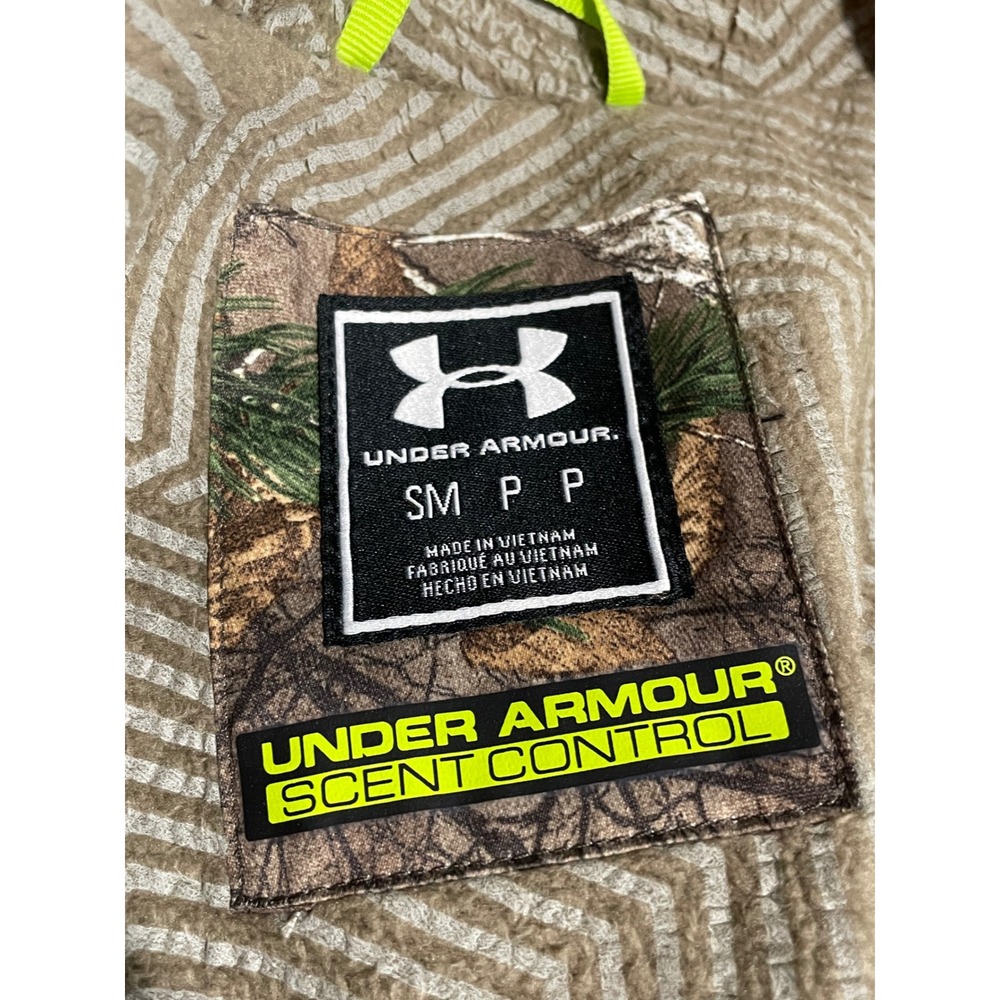 Under Armour ColdGear Infrared Scent Control Camo Hunting Vest Mens SM 1259184 - Picture 6 of 8